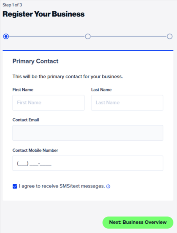 Contact registration information screen for your NEWITY account